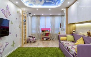 Подвесной потолок в детской комнате
