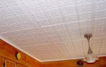 Плитка для потолка из пенопласта — правильная покраска потолочной плитки