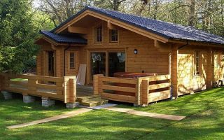 Деревянные дома — одноэтажные варианты и проекты домов