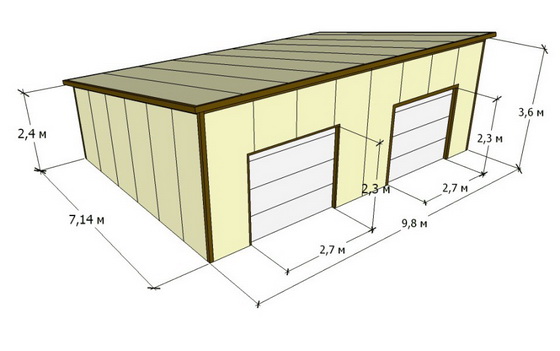 Пошаговое руководство строительства гаража из сэндвич панелей - от А до Я 2